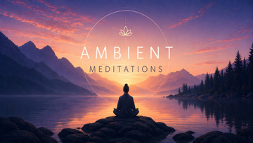 A still lake at sunset, Ambient Sleep Meditations collection artwork